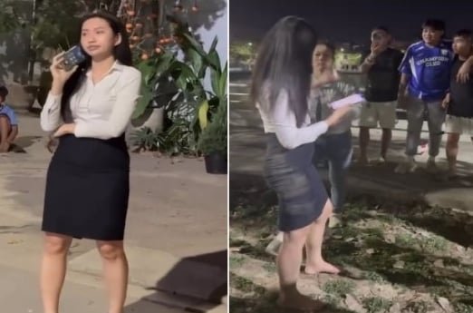 Clip sex đánh ghen tiểu nam tại ngân hàng VIB