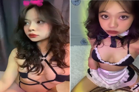 Em đóng vai hầu gái cho anh đụ phê pha